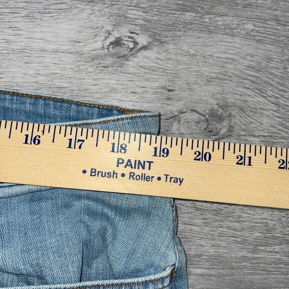 Eileen Fisher Jeans Women’s Plus 16W Wide Leg Cropped Denim Pants Blue Stretch - Picture 8 of 13